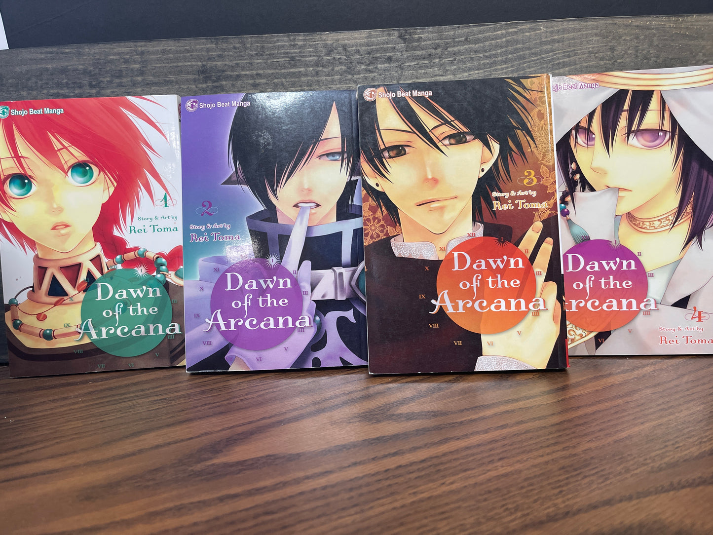 Dawn of the Arcana Manga Lot Volumes 1–4