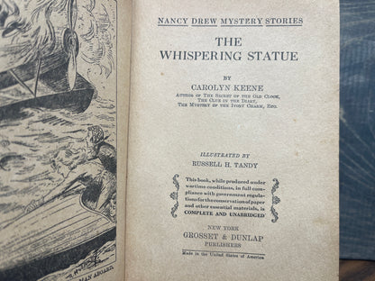 Nancy Drew #14 The Wispering Statue