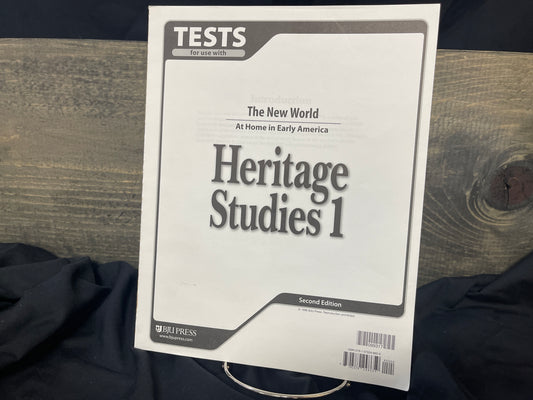 Heritage Studies 1 second ed tests