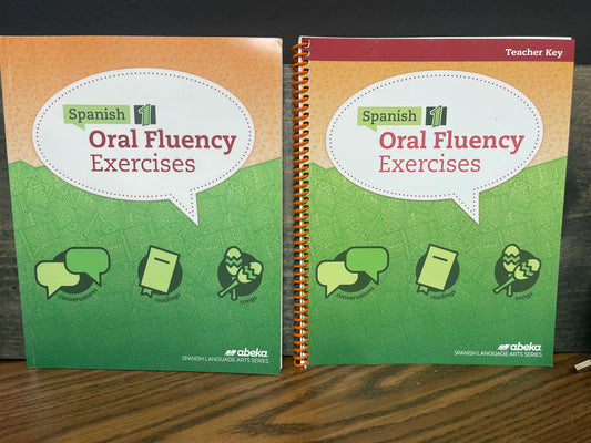 Spanish 1 Oral Fluency Exercises and teacher key