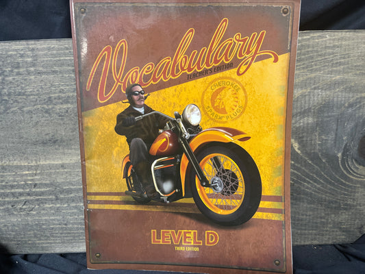 Vocabulary: Level D Teacher's Ed third ed