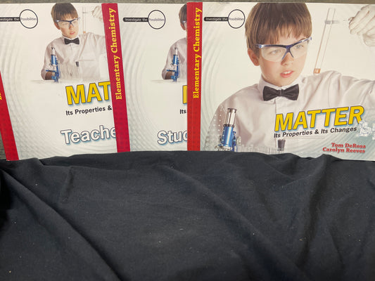 Matter set of 3, text, teacher, journal