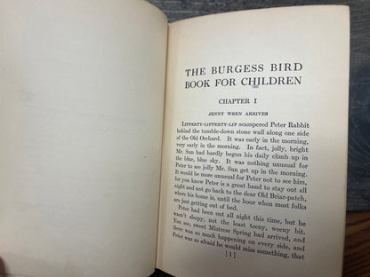 The Burgess Bird Book for Children – Thornton W. Burgess HC 1928