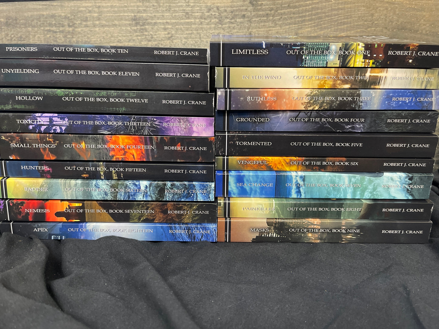 Out of the Box Series Books 1-18 by Robert J. Crane Lot Paperback set