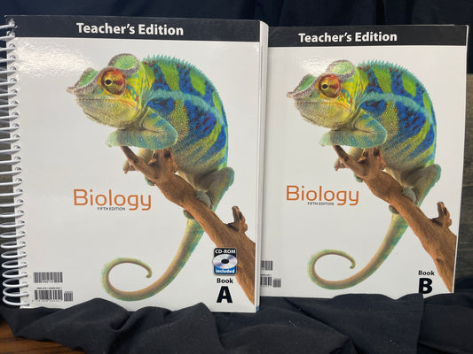 Biology fifth ed Teacher ed Books A&B with CD