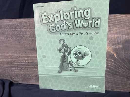 Exploring God's World Answer Key