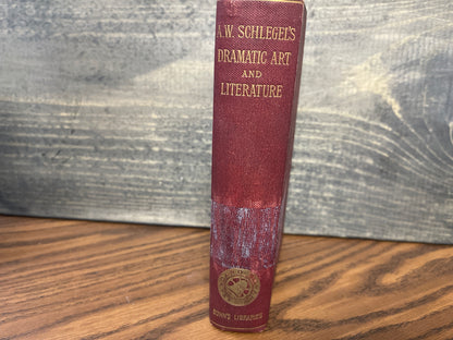 Lectures on Dramatic Art and Literature