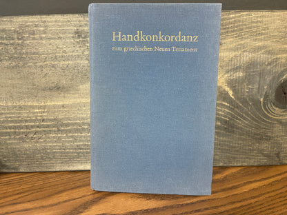 Handkonkordanz zum Griechischen Neuen Testament
