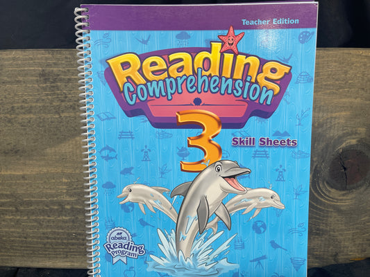 Reading Comprehension 3 Skill Sheets Teacher Ed first ed