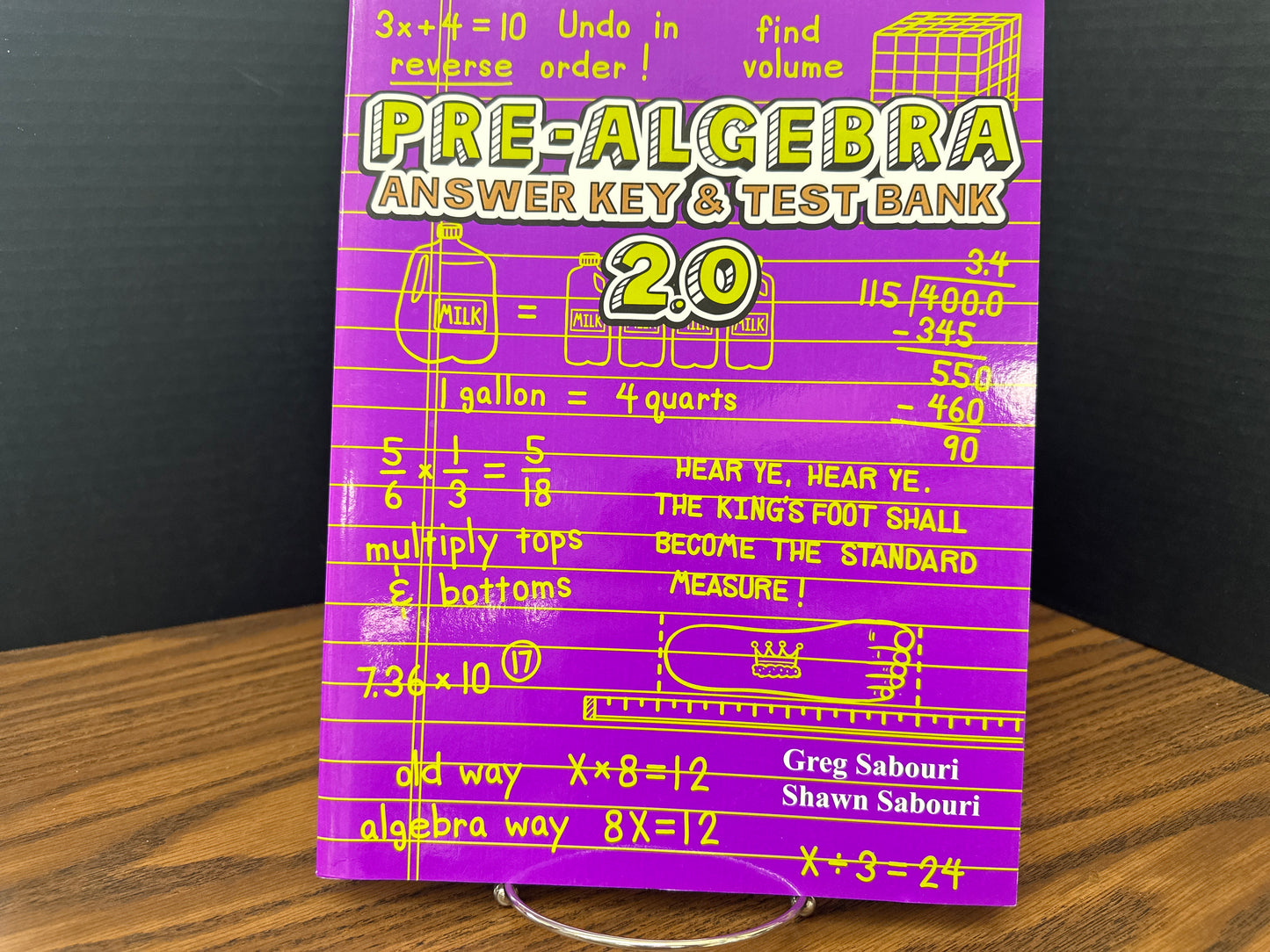 Pre-Algebra answer key & test bank 2.0