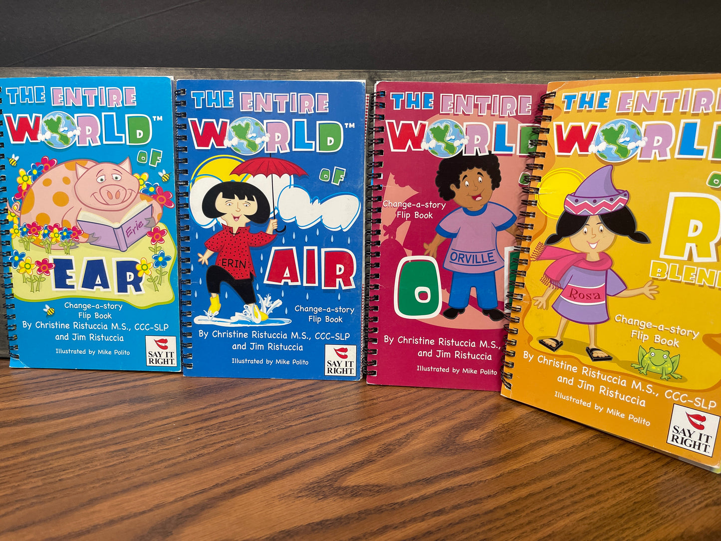 The Entire World of... Speech Therapy Books Lot of 4