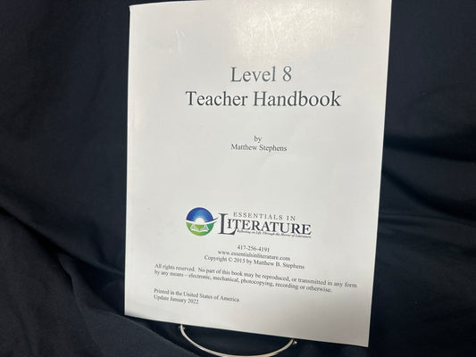 Level 8 teacher handbook