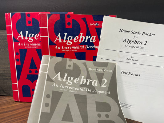 Algebra 2 second ed set of 4