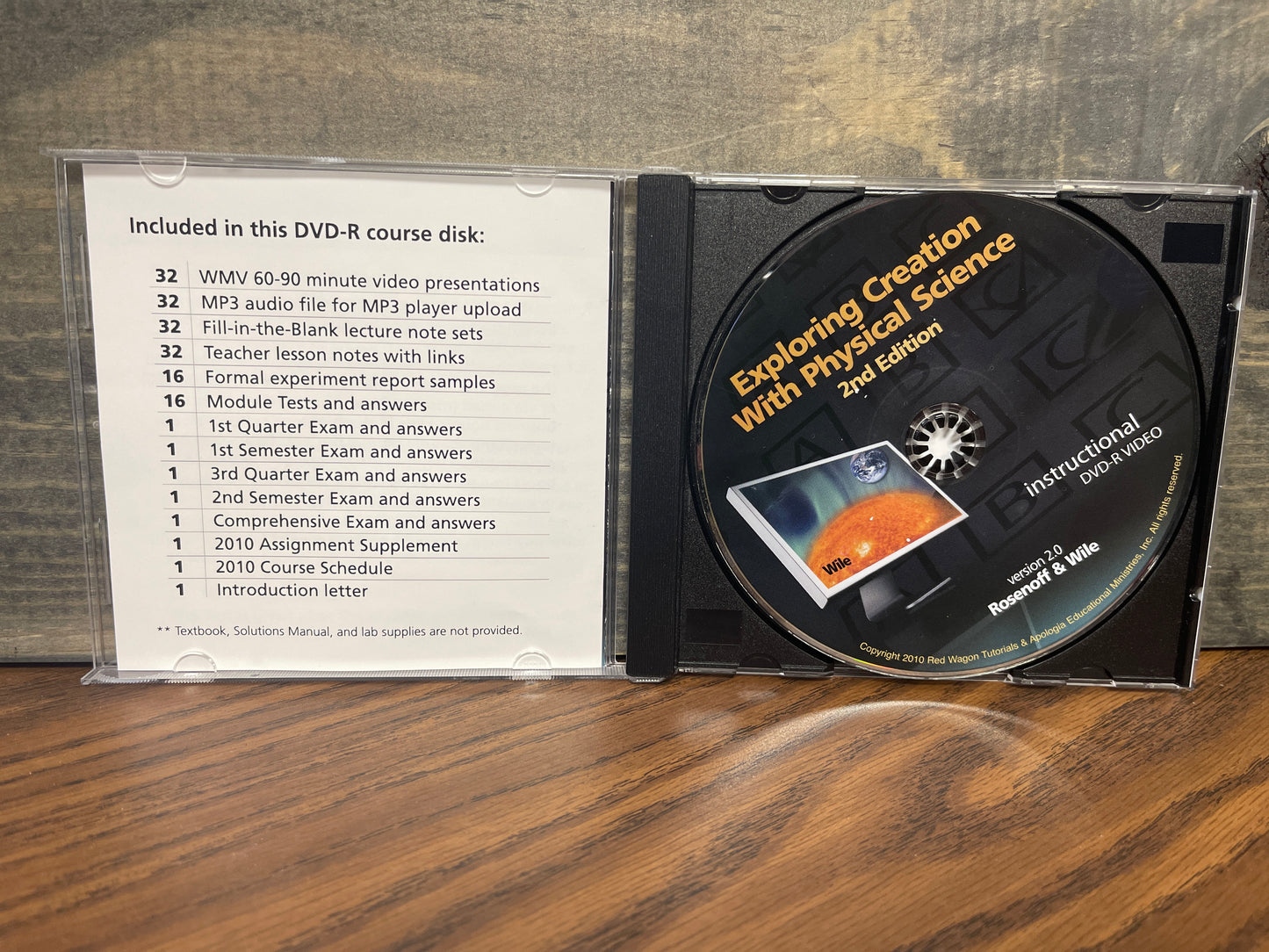 Exploring Creation with Physical Science second ed Instructional DVD-R