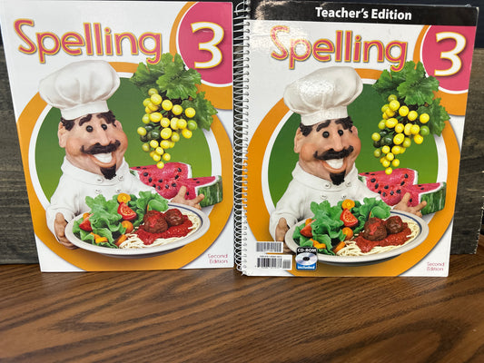 Spelling 3 second ed student/teacher set