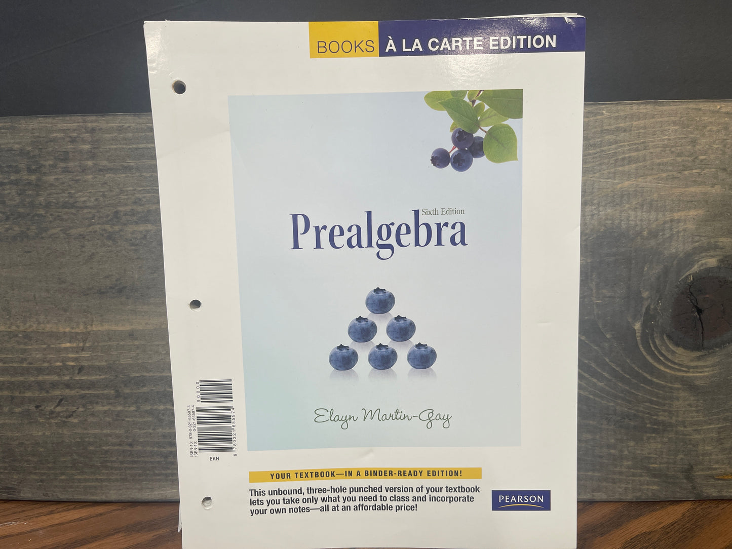 Prealgebra, Books a la Carte Edition sixth ed