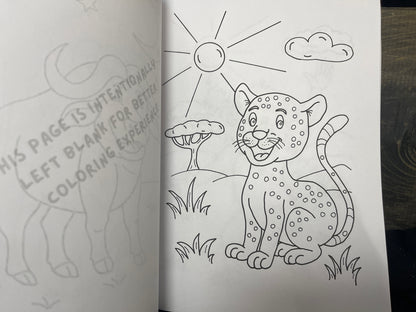 Critter Creations Volume Three: African Critters Hand-Drawn Coloring Book