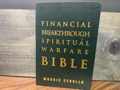 Financial Breakthrough Spiritual Warfare Bible KJV Morris Cerullo