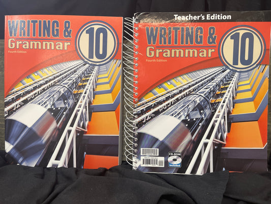 Writing & Grammar 10 teacher and student worktext with CD