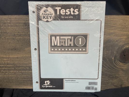 Math 1 answer key fourth ed