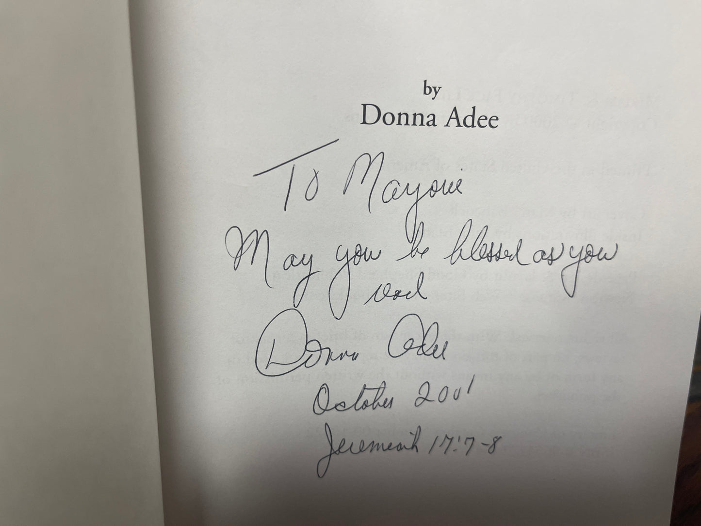 The Miriam Series Complete Set (Books 1–3) Donna Adee HC Inscribed Copies