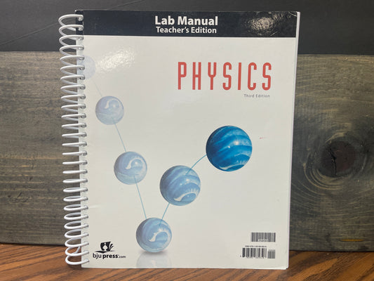 Physics Lab Manual Teacher's Ed third ed