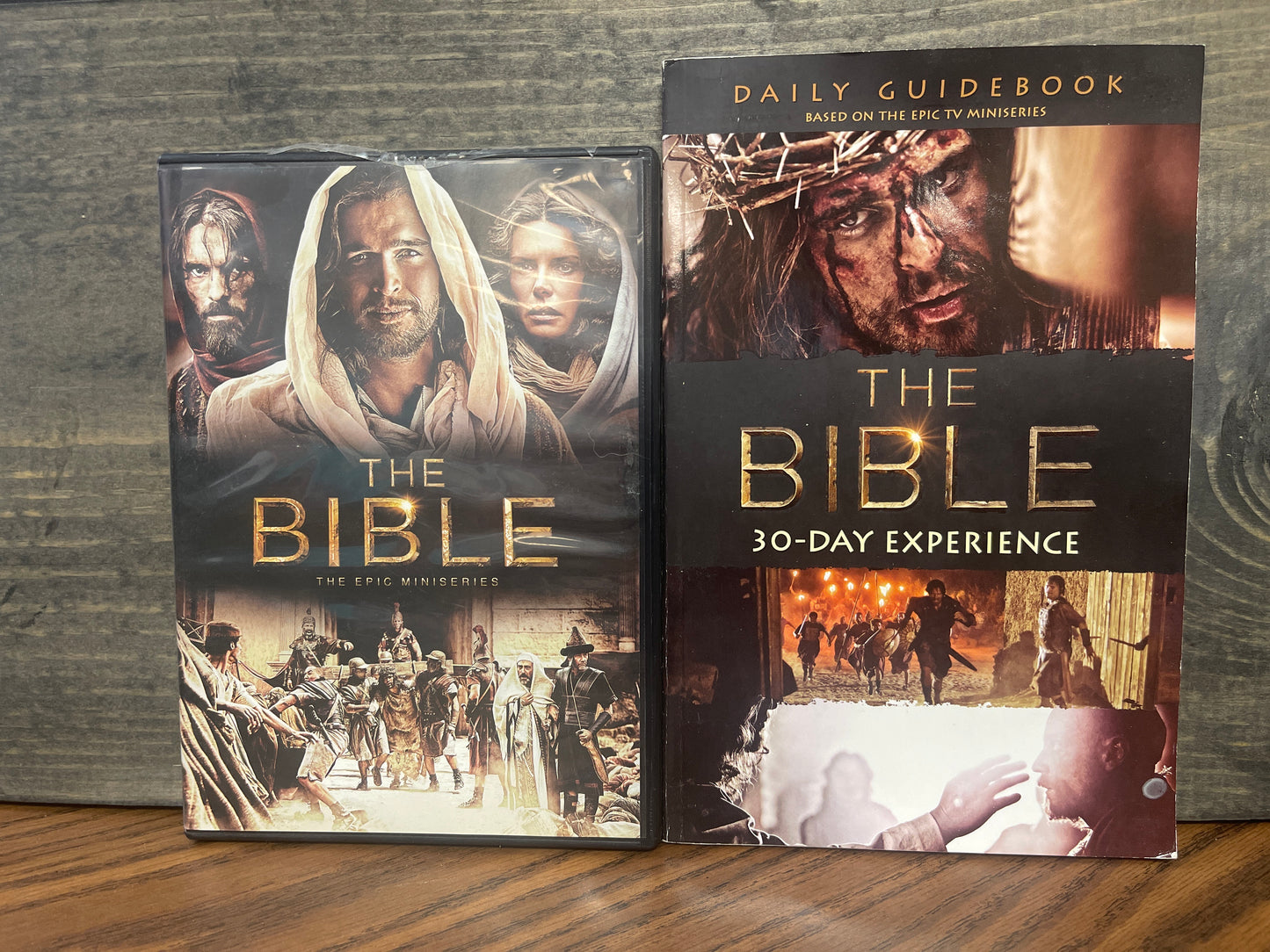 The Bible The Epic Mini series, with the Bible Daily Guidebook