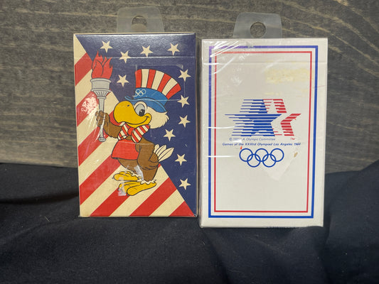 Olympic and Stars in motion playing cards sealed