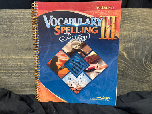 Vocabulary, Spelling, Poetry III