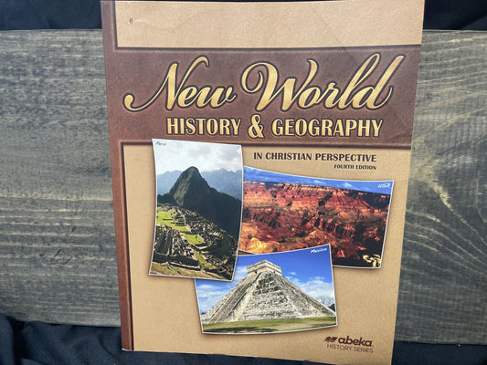 New World History and Geography text fourth ed