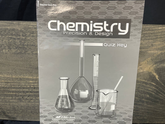 Chemistry Precision & Design third ed quiz key