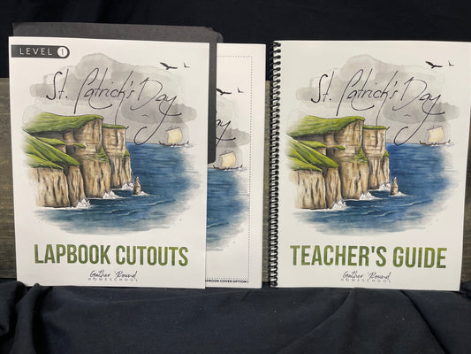 St. Patrick's Day Lapbook Cutouts and Teacher