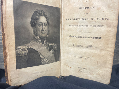 1831 History of Revolutions in Europe | Courtright Family Provenance
