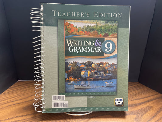 Writing & Grammar 9 third ed teacher