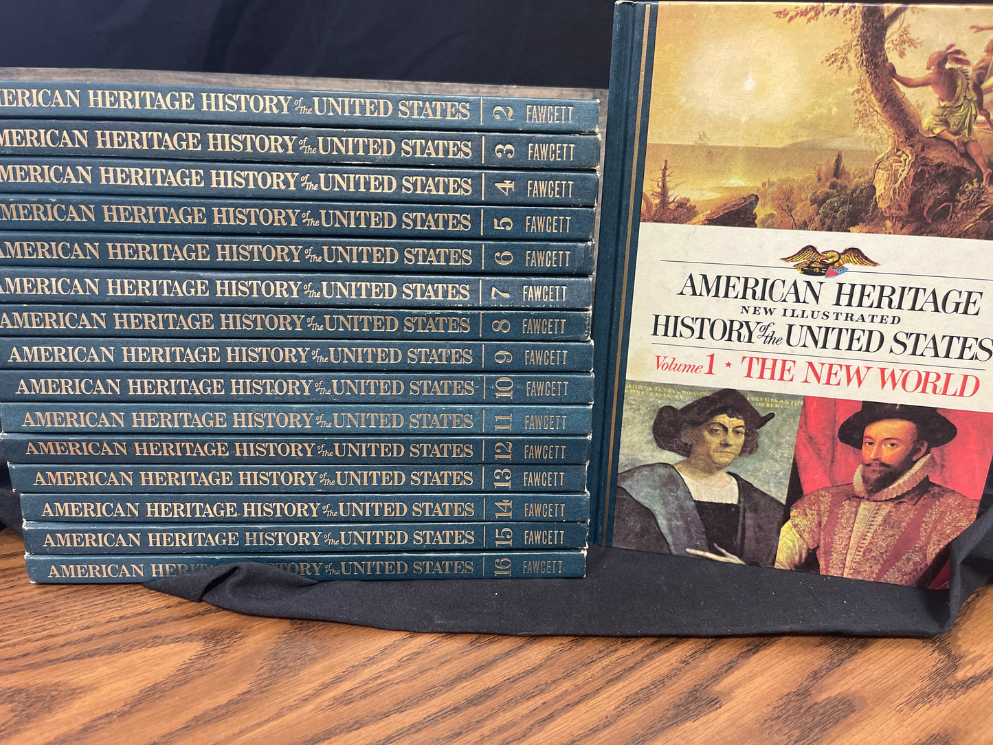 American Heritage Illustrated History of the United States (1963) set books 1-16