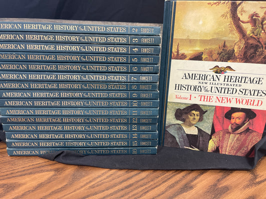 American Heritage Illustrated History of the United States (1963) set books 1-16