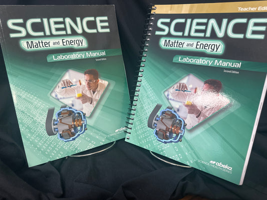 Science Matter and Energy Laboratory Manual second ed student/teacher set