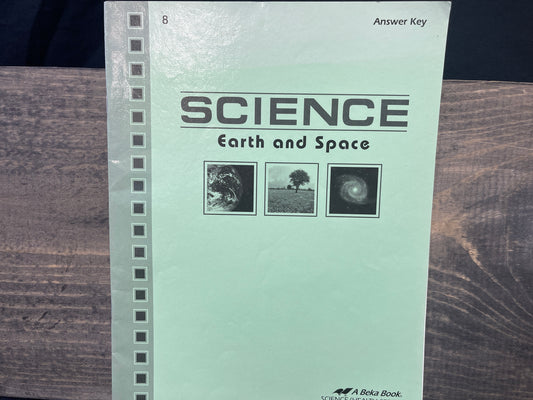 Science Earth and Space first ed key
