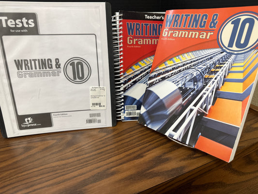 Writing & Grammar 10 fourth ed complete set