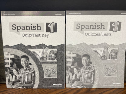 Spanish 1 Quiz and Test and Key volume 1 and volume 2