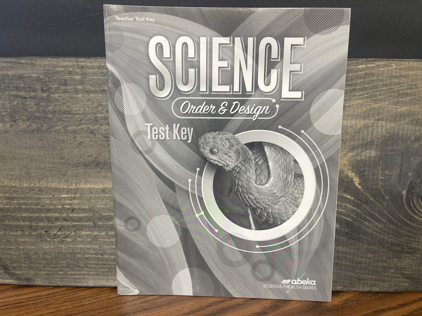 Science Order and Design Test Key second ed
