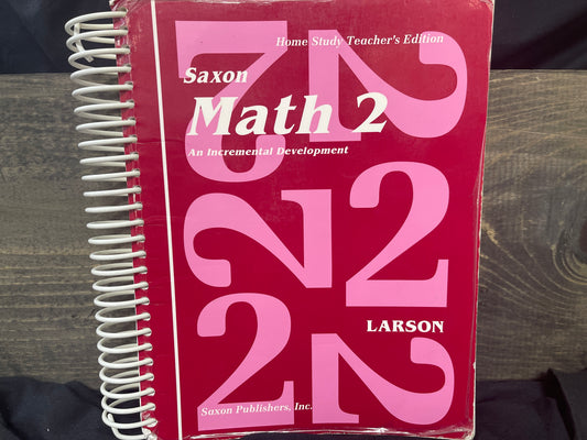 Saxon Math 2 Teacher Ed