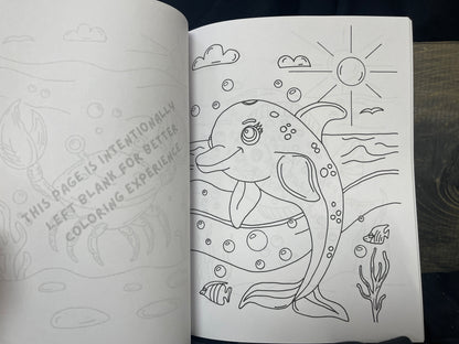 Critter Creations Volume Two: Ocean Critters Hand-Drawn Coloring Book