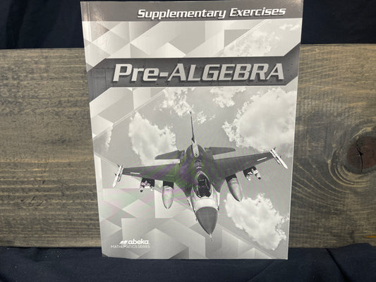 Pre-Algebra Supplementary Exercises fourth ed