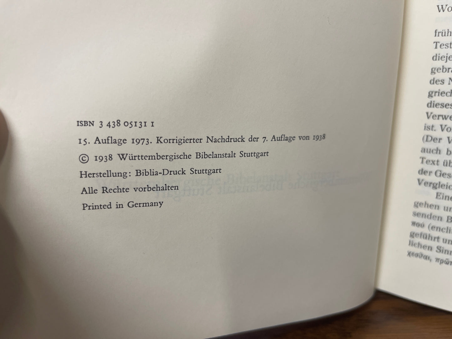 Handkonkordanz zum Griechischen Neuen Testament