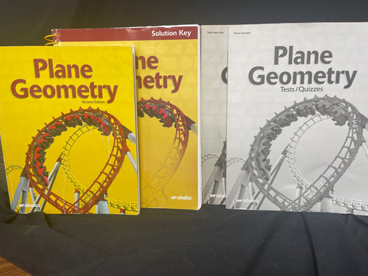 Plane Geometry set of 4 second ed
