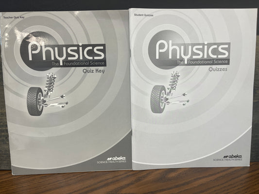 Physics Quiz and Key second ed