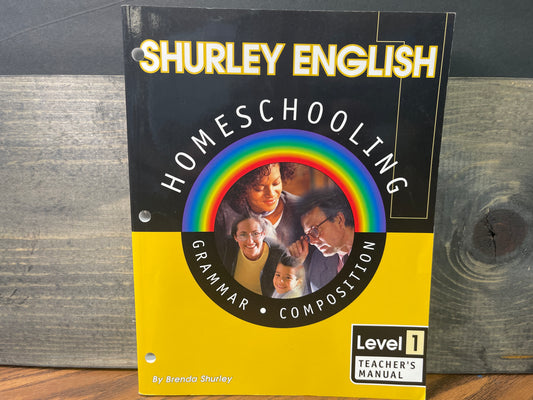 Shurley English Level 1 Teacher's Manual with CD