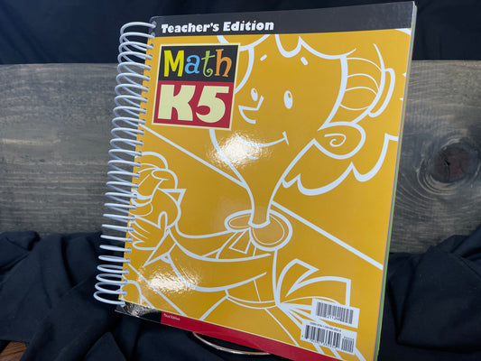 Math K5 Teacher's ed third ed