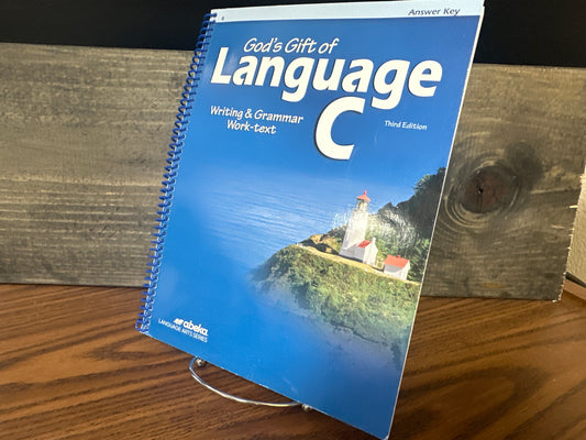 God's Gift of Language third ed key